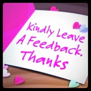 Please Leave Feedback 🙏🏻😊